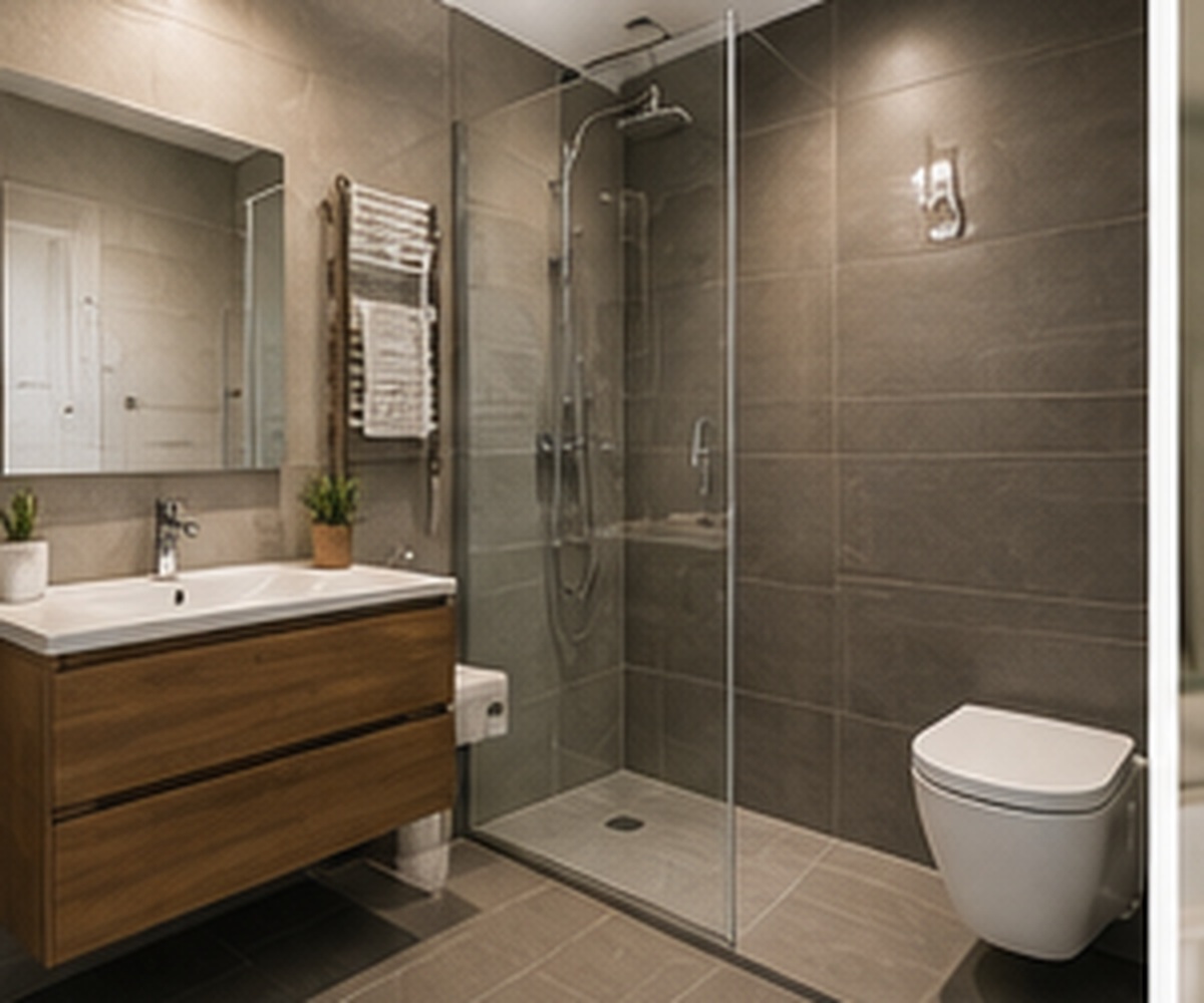 Rénovation complète de salle de bain avec douche à l'italienne dans le Pays de Gex