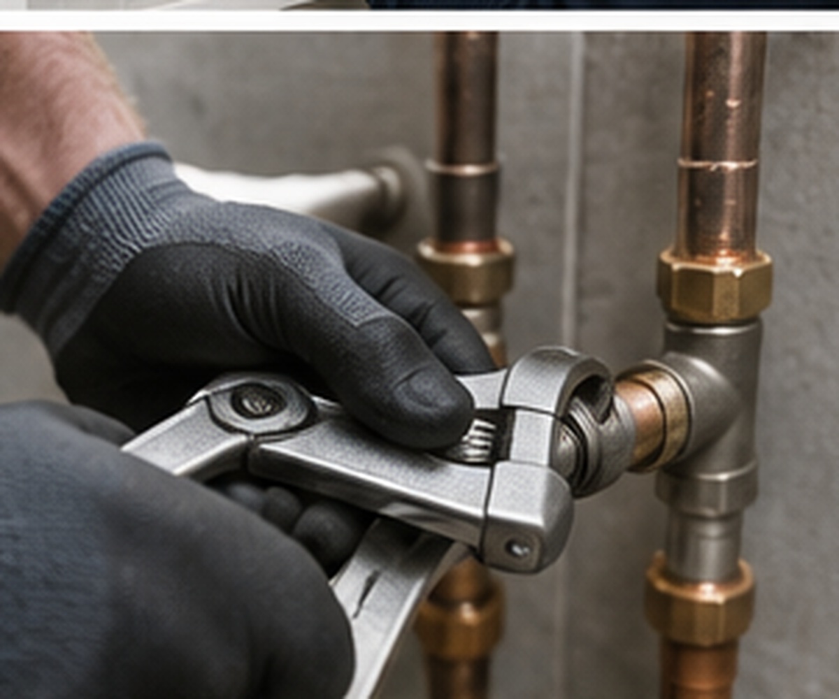 Brasure de cuivre professionnelle pour réparation de fuite d'eau